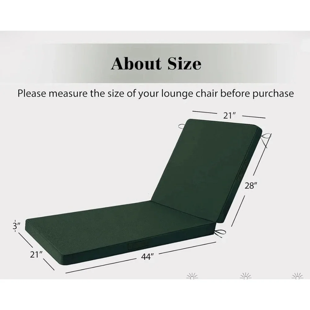 Chaise Cushion Lounge 72